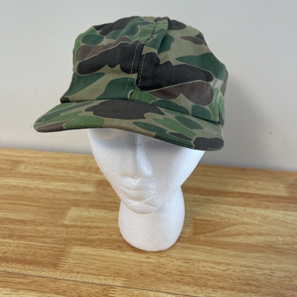 Vintage Redhead 70's Mesh Back Camo Snapback Trucker Hat Fishing Hunting Cap